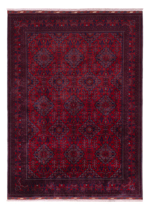 Afghaans tapijt - Koninklijke - 231 x 167 cm - rood