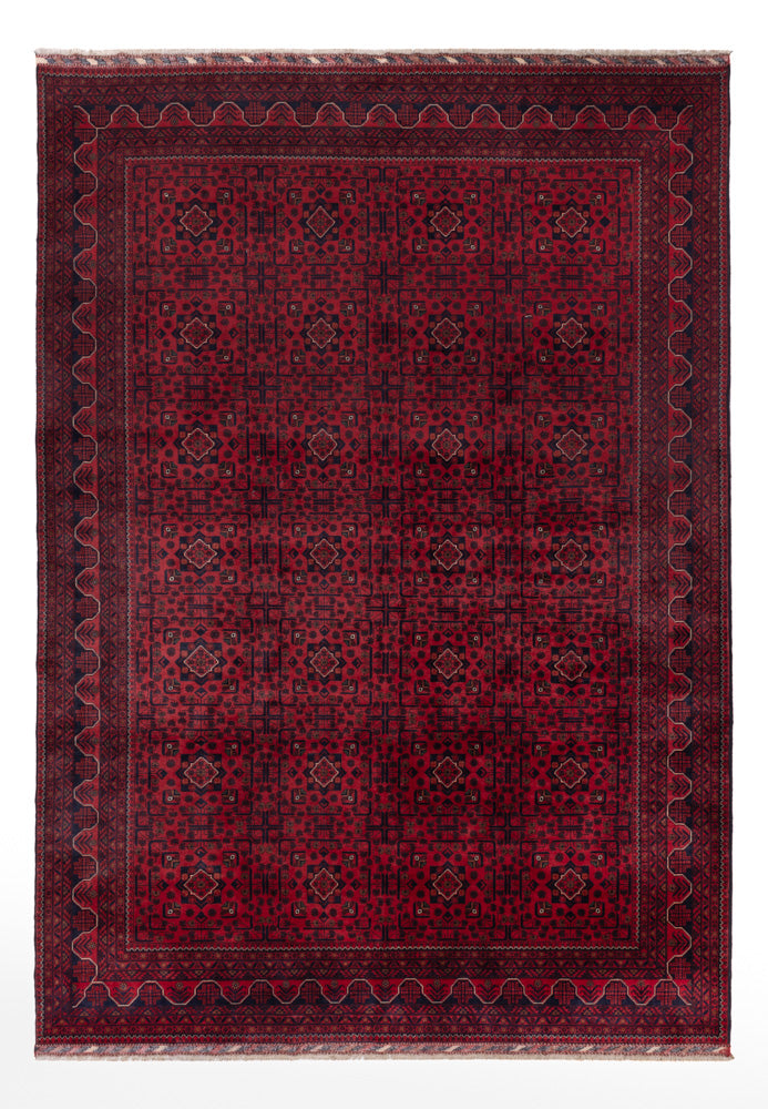 Afghan Teppich - Kunduz - 357 x 248 cm - rot