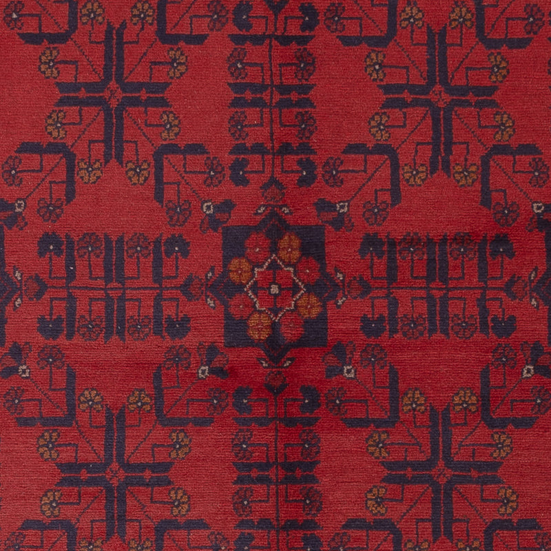 Afghaans tapijt - Kunduz - 224 x 177 cm - rood