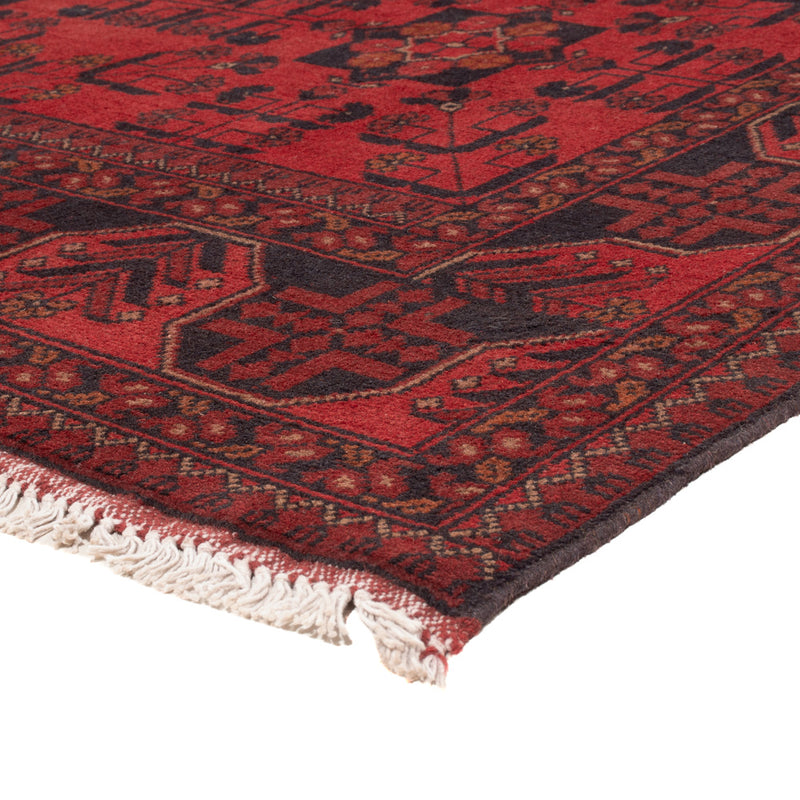 Afghaans tapijt - Kunduz - 224 x 177 cm - rood