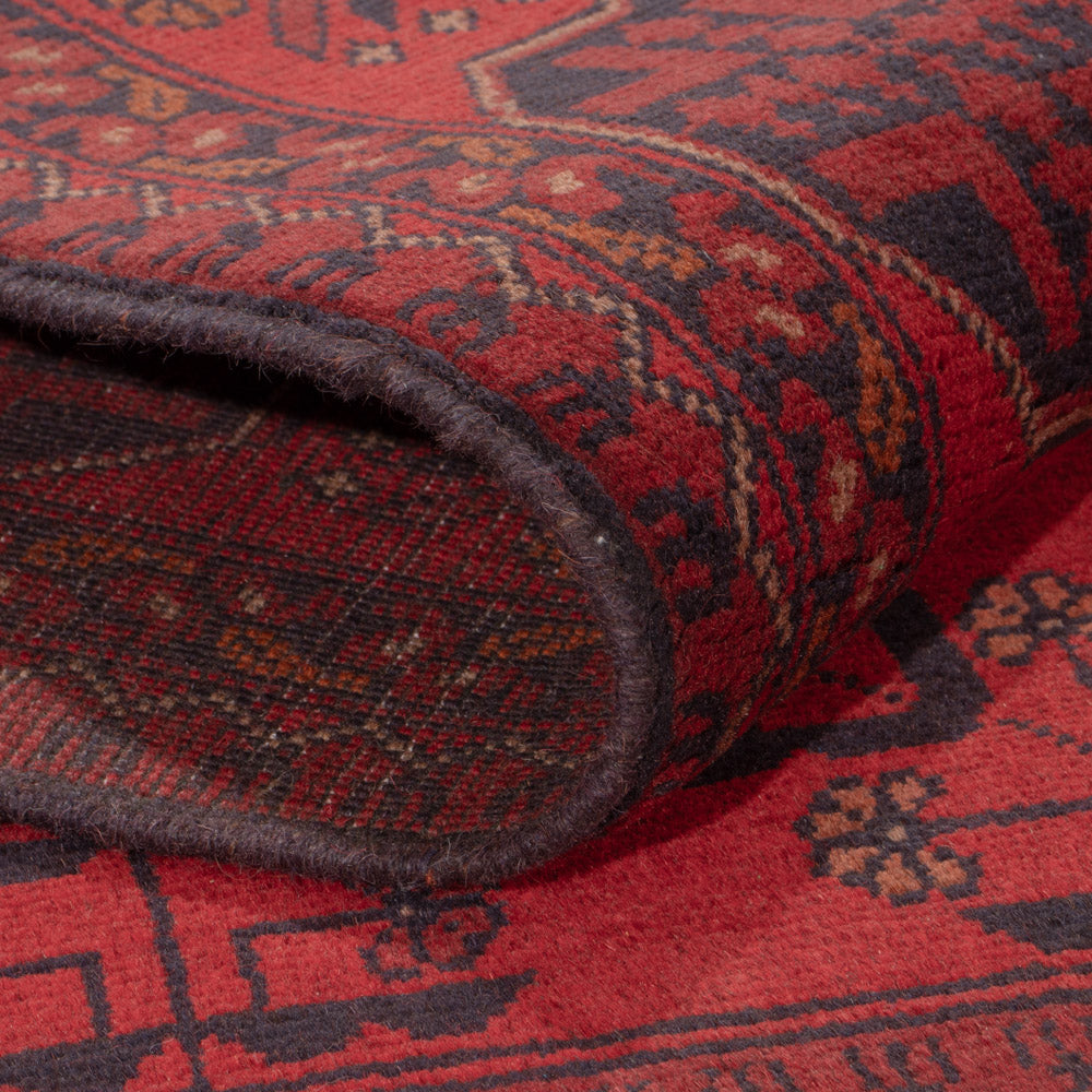 Afghaans tapijt - Kunduz - 224 x 177 cm - rood