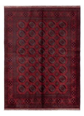 Afghaans tapijt - Kunduz - 199 x 150 cm - rood