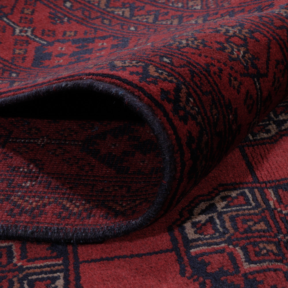 Afghaans tapijt - Kunduz - 199 x 150 cm - rood