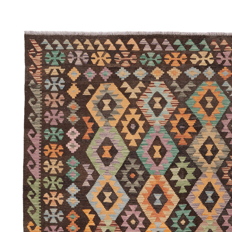 Kelim Teppich - Splash - 347 x 245 cm - bunt