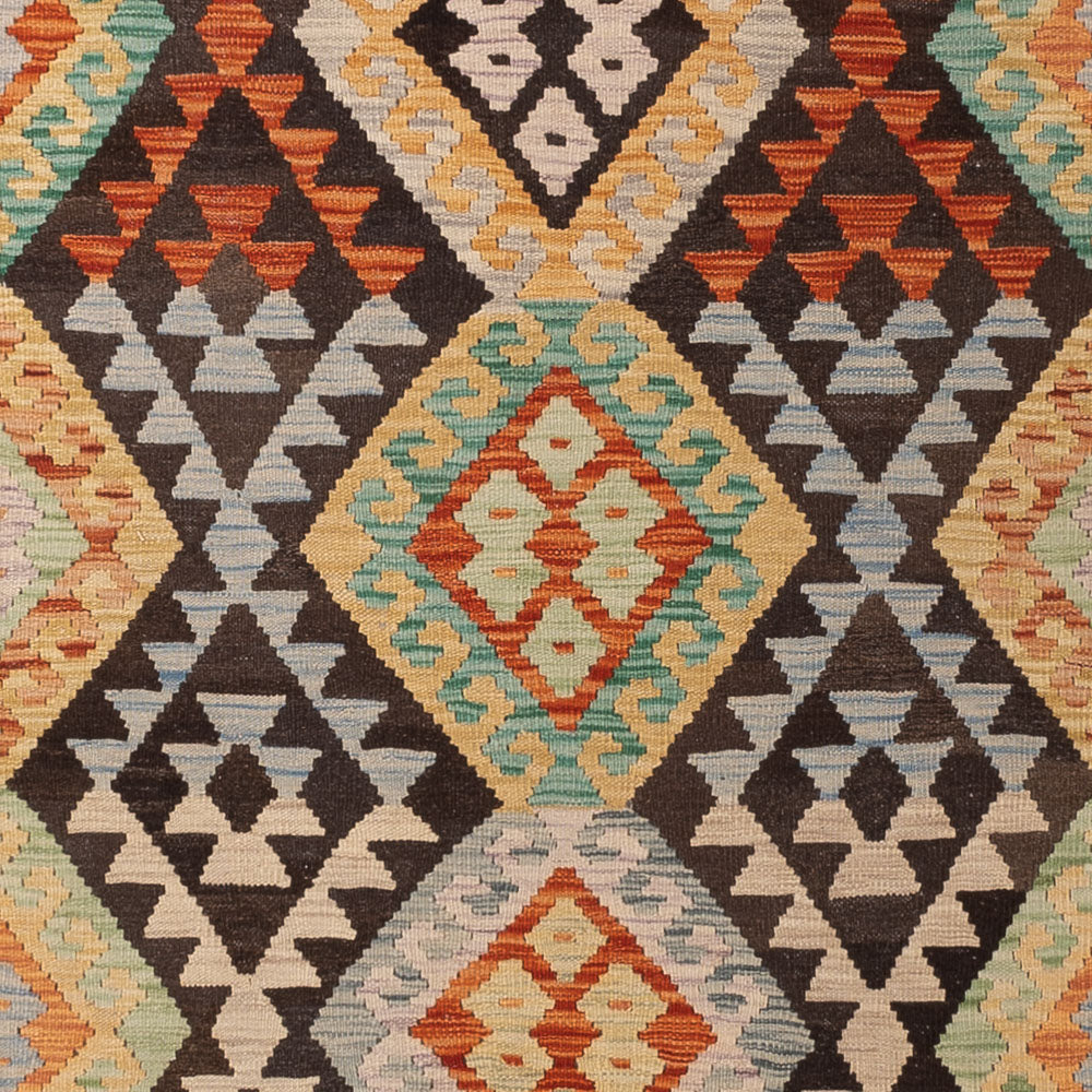 Kelim Teppich - Splash - 353 x 241 cm - bunt