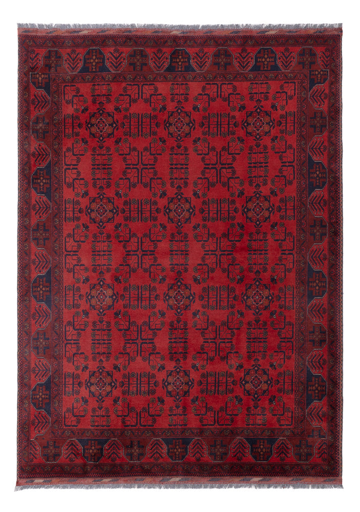 Afghaans tapijt - Kunduz - 232 x 169 cm - rood