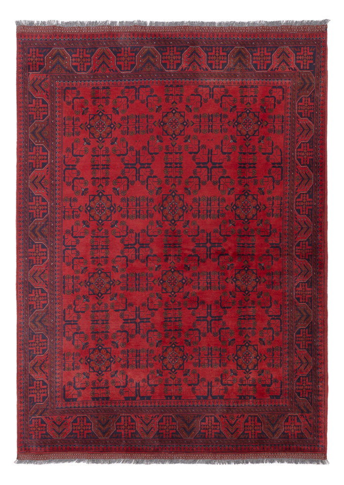 Afghaans tapijt - Kunduz - 231 x 173 cm - rood