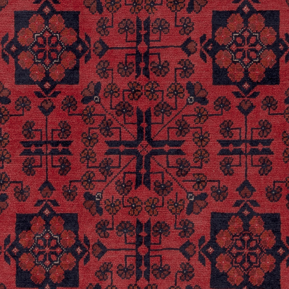 Afghaans tapijt - Kunduz - 198 x 153 cm - rood