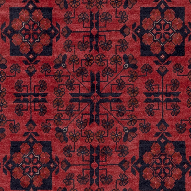 Afghaans tapijt - Kunduz - 198 x 153 cm - rood