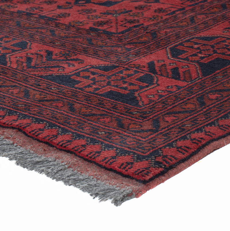 Afghaans tapijt - Kunduz - 198 x 153 cm - rood