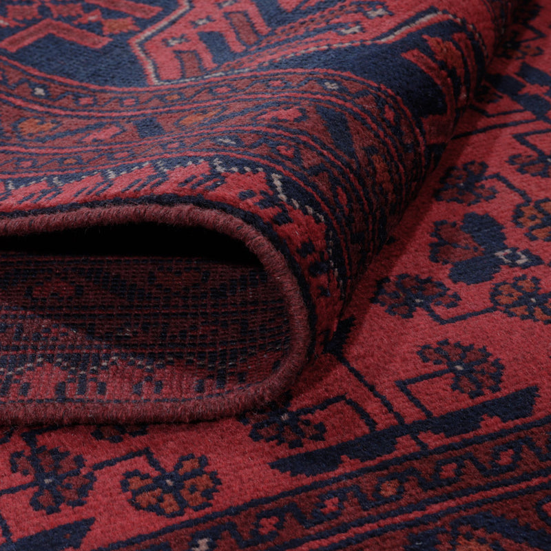 Afghaans tapijt - Kunduz - 198 x 153 cm - rood