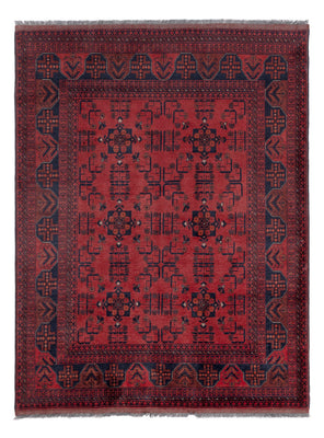 Afghaans tapijt - Kunduz - 203 x 154 cm - rood