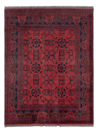 Afghaans tapijt - Kunduz - 203 x 154 cm - rood