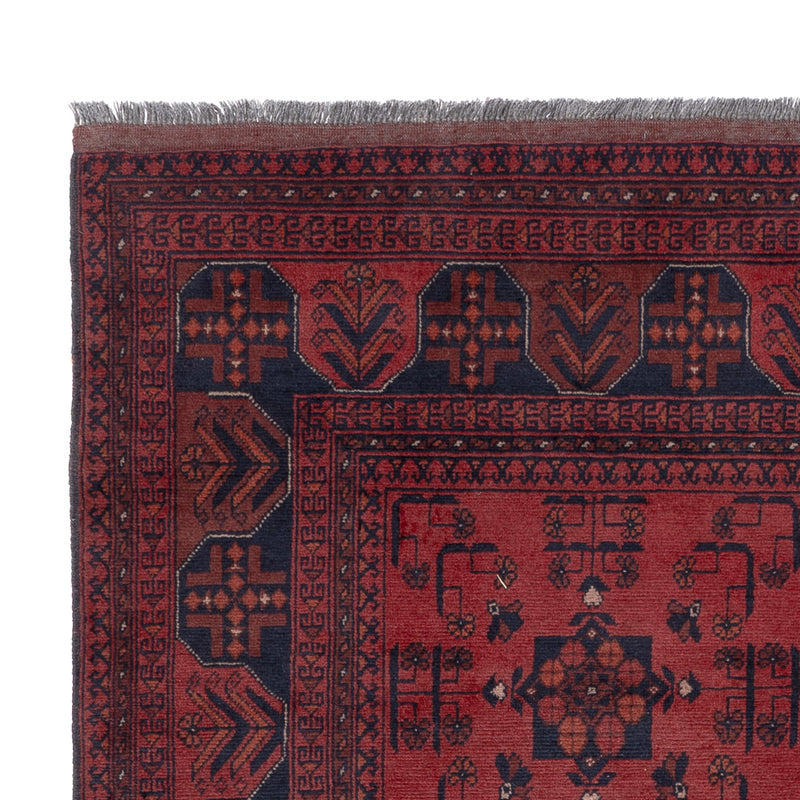 Afghaans tapijt - Kunduz - 203 x 154 cm - rood