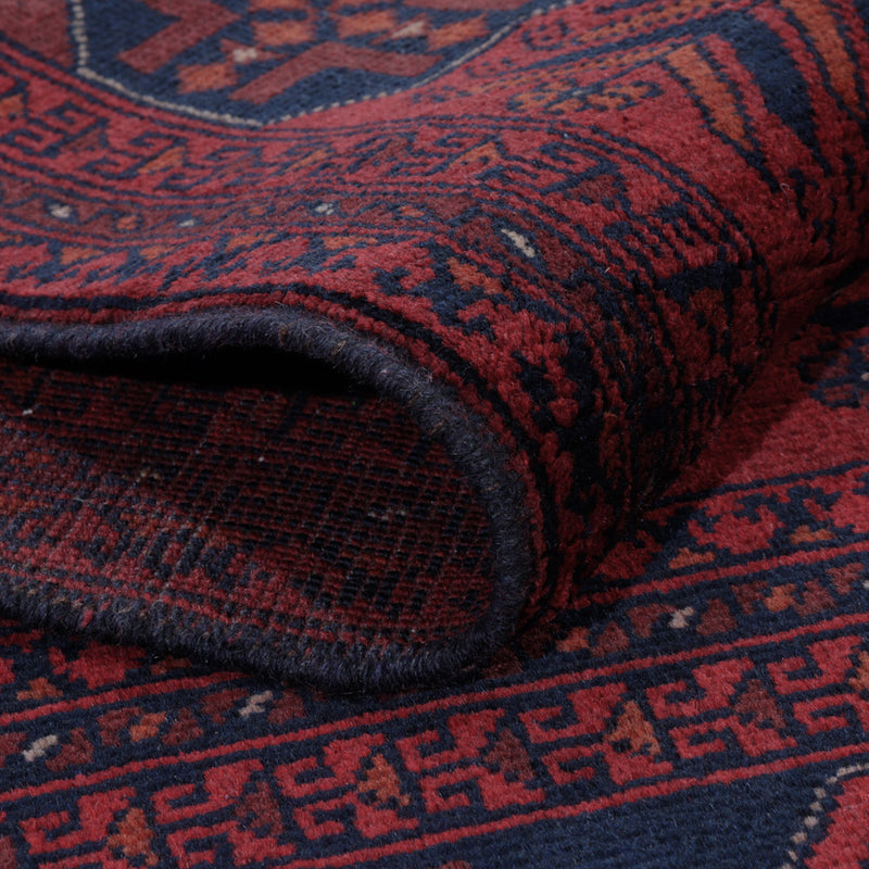 Afghaans tapijt - Kunduz - 203 x 154 cm - rood