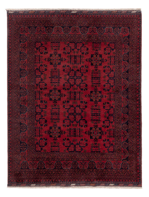 Afghaans tapijt - Kunduz - 196 x 151 cm - rood