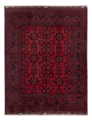 Afghaans tapijt - Kunduz - 196 x 151 cm - rood