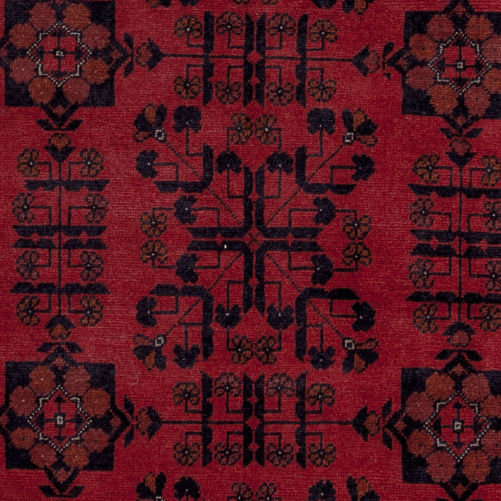 Afghaans tapijt - Kunduz - 196 x 151 cm - rood