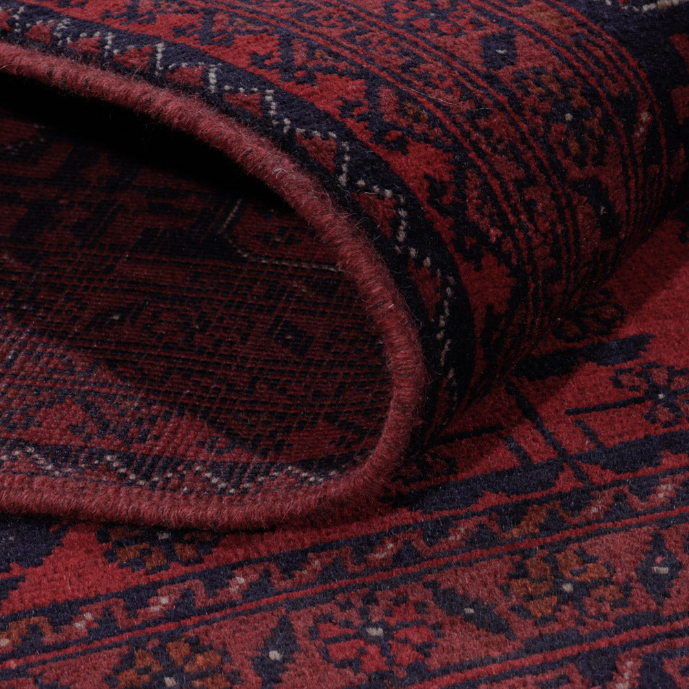 Afghaans tapijt - Kunduz - 196 x 151 cm - rood