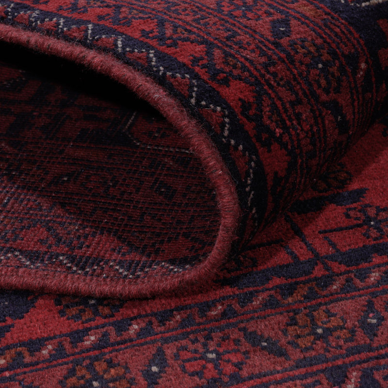 Afghaans tapijt - Kunduz - 196 x 151 cm - rood