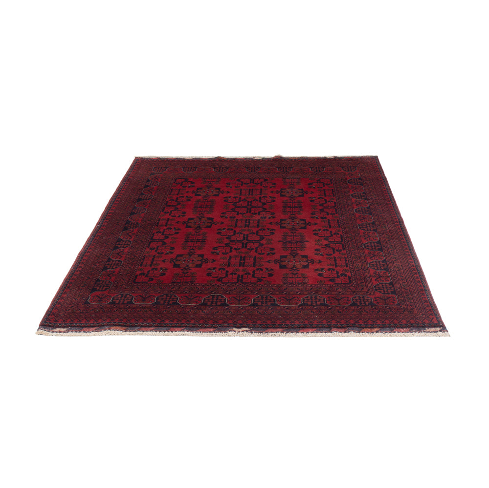 Afghaans tapijt - Kunduz - 196 x 151 cm - rood