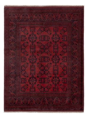 Afghaans tapijt - Kunduz - 200 x 153 cm - rood