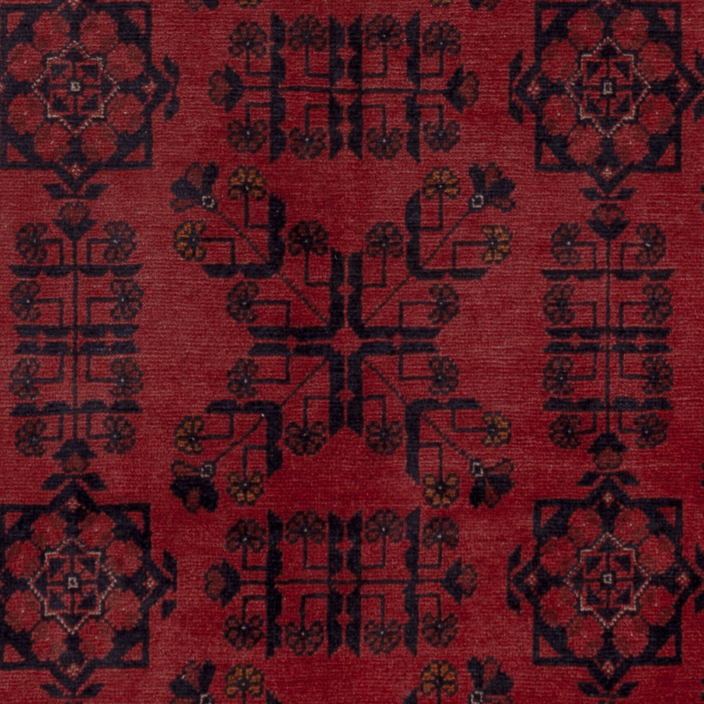 Afghaans tapijt - Kunduz - 200 x 153 cm - rood