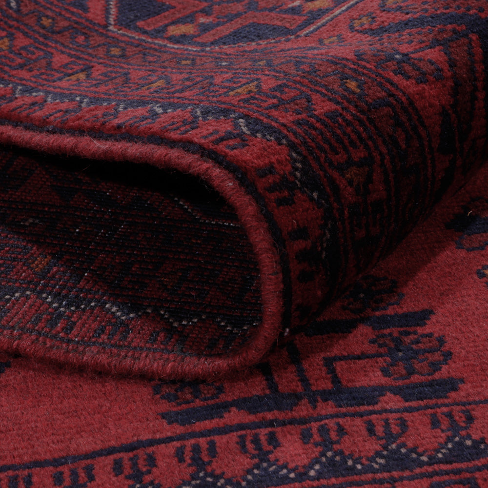 Afghaans tapijt - Kunduz - 200 x 153 cm - rood