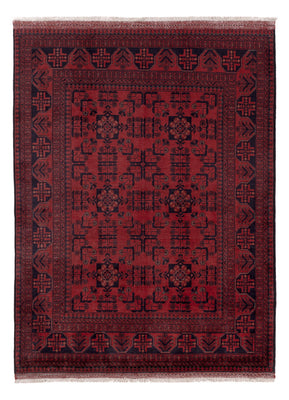 Afghaans tapijt - Kunduz - 203 x 151 cm - rood