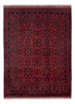Afghaans tapijt - Kunduz - 203 x 151 cm - rood