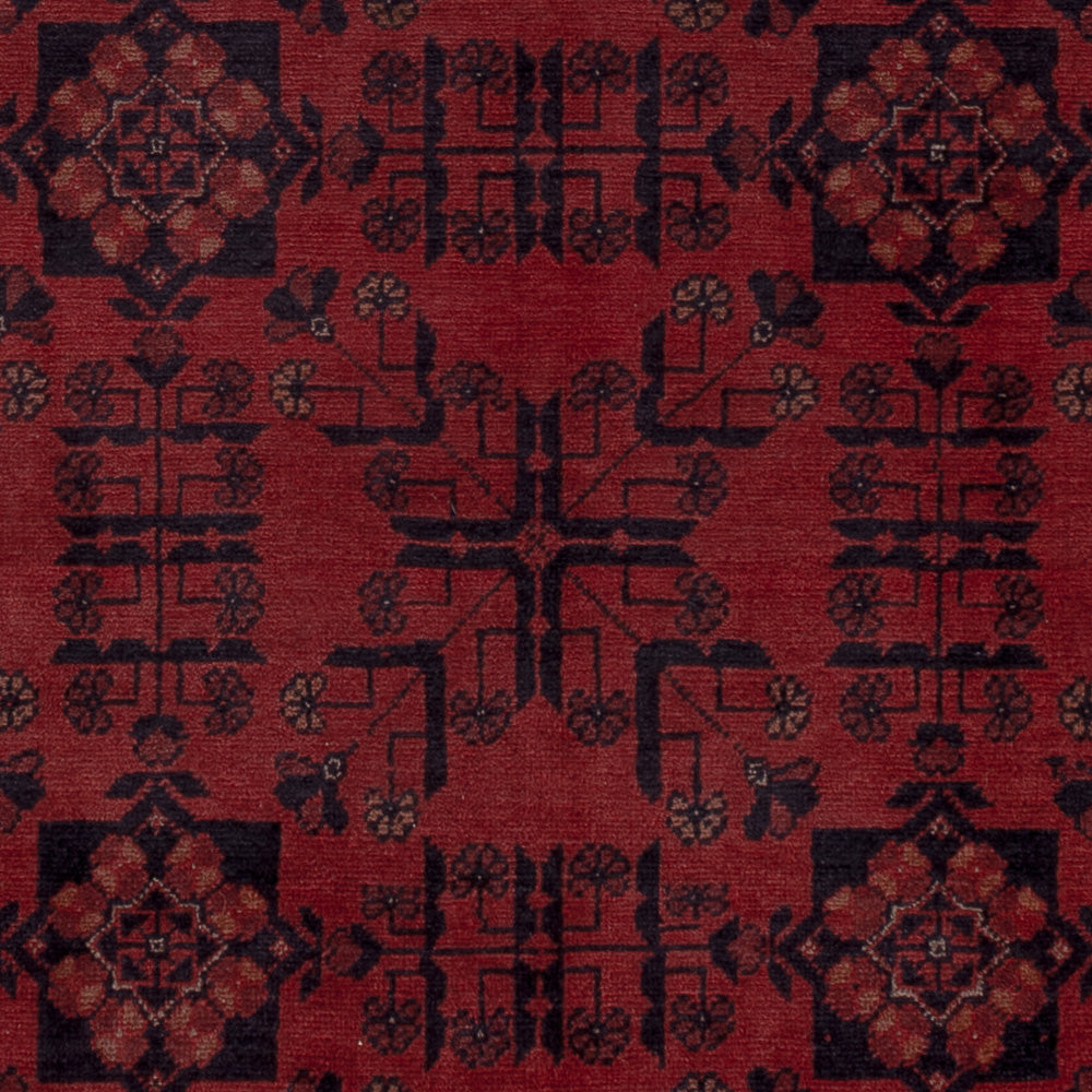 Afghaans tapijt - Kunduz - 203 x 151 cm - rood