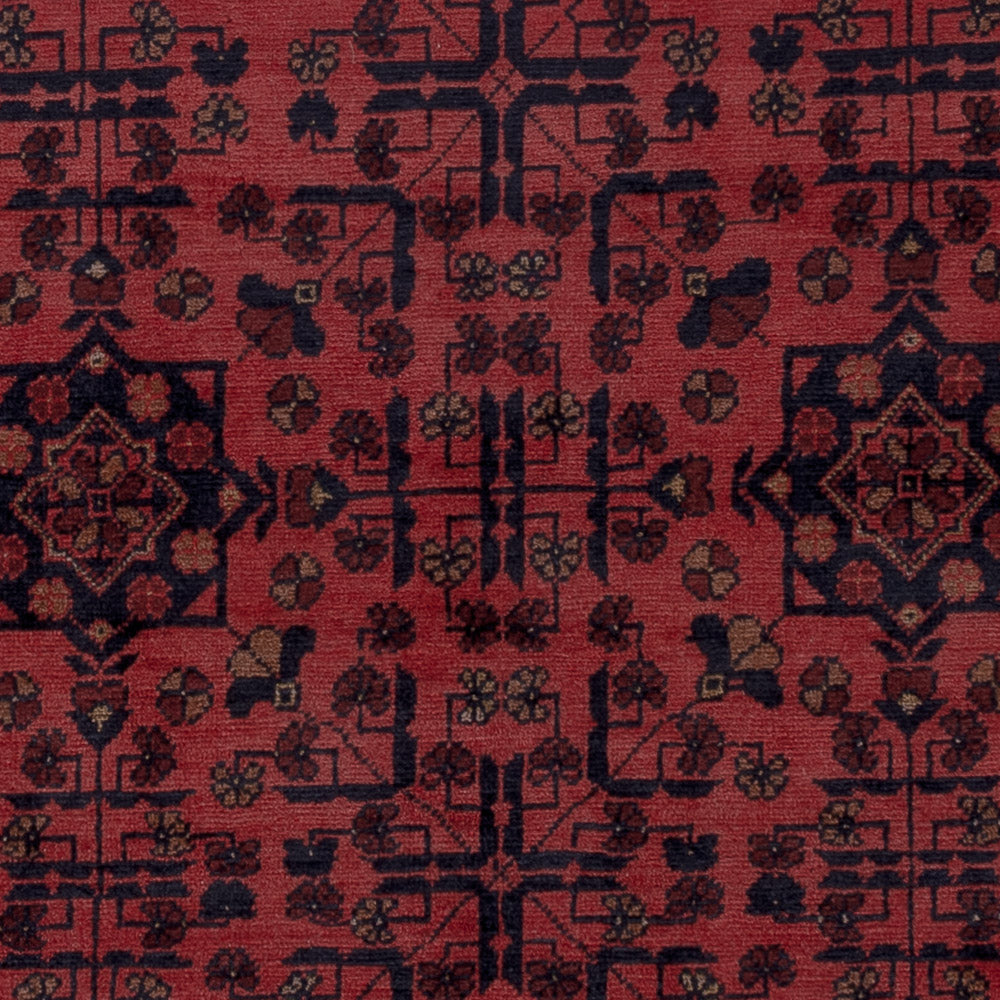 Afghaans tapijt - Kunduz - 202 x 155 cm - rood