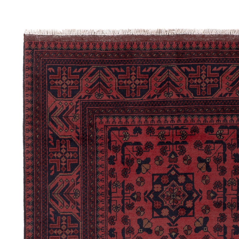 Afghaans tapijt - Kunduz - 202 x 155 cm - rood