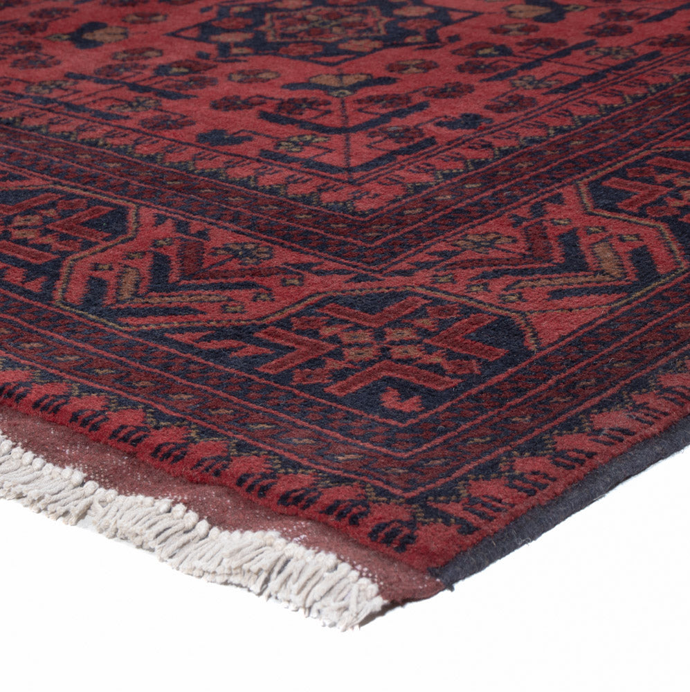 Afghaans tapijt - Kunduz - 202 x 155 cm - rood