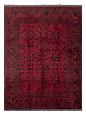 Afghaans tapijt - Kunduz - 200 x 150 cm - rood
