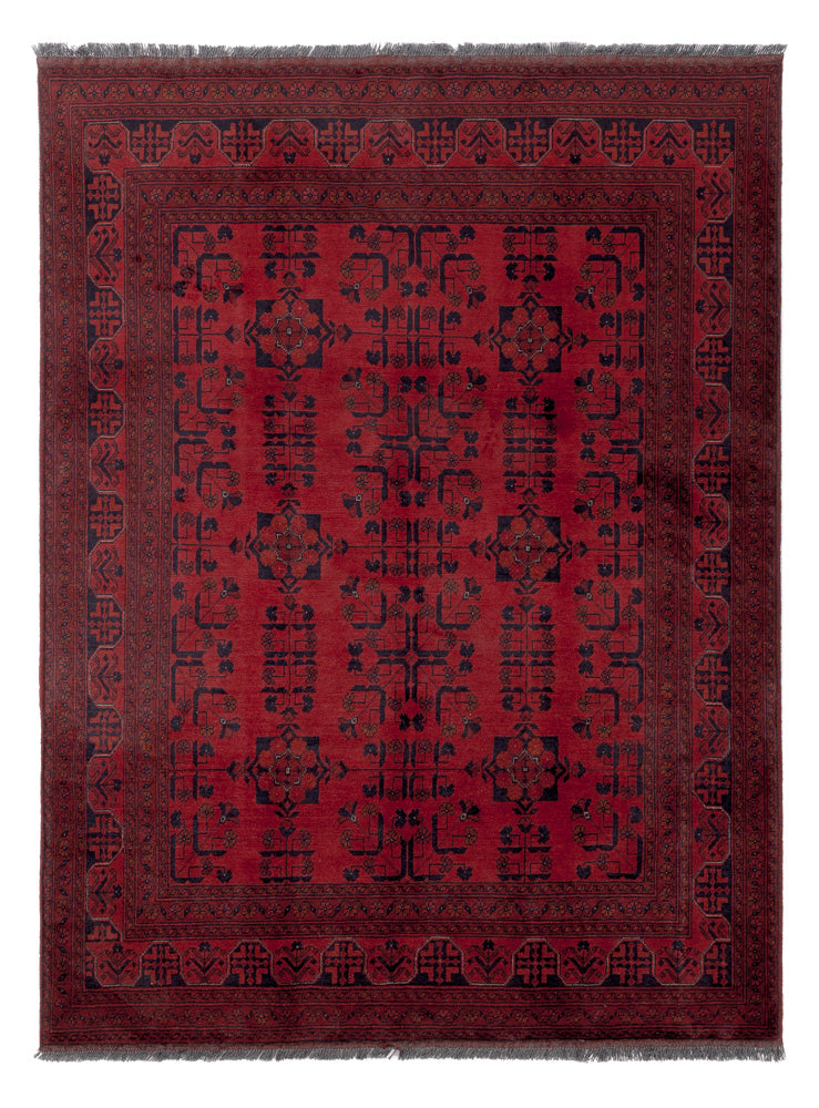 Afghaans tapijt - Kunduz - 200 x 150 cm - rood
