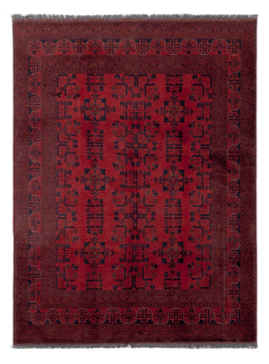 Afghaans tapijt - Kunduz - 200 x 150 cm - rood