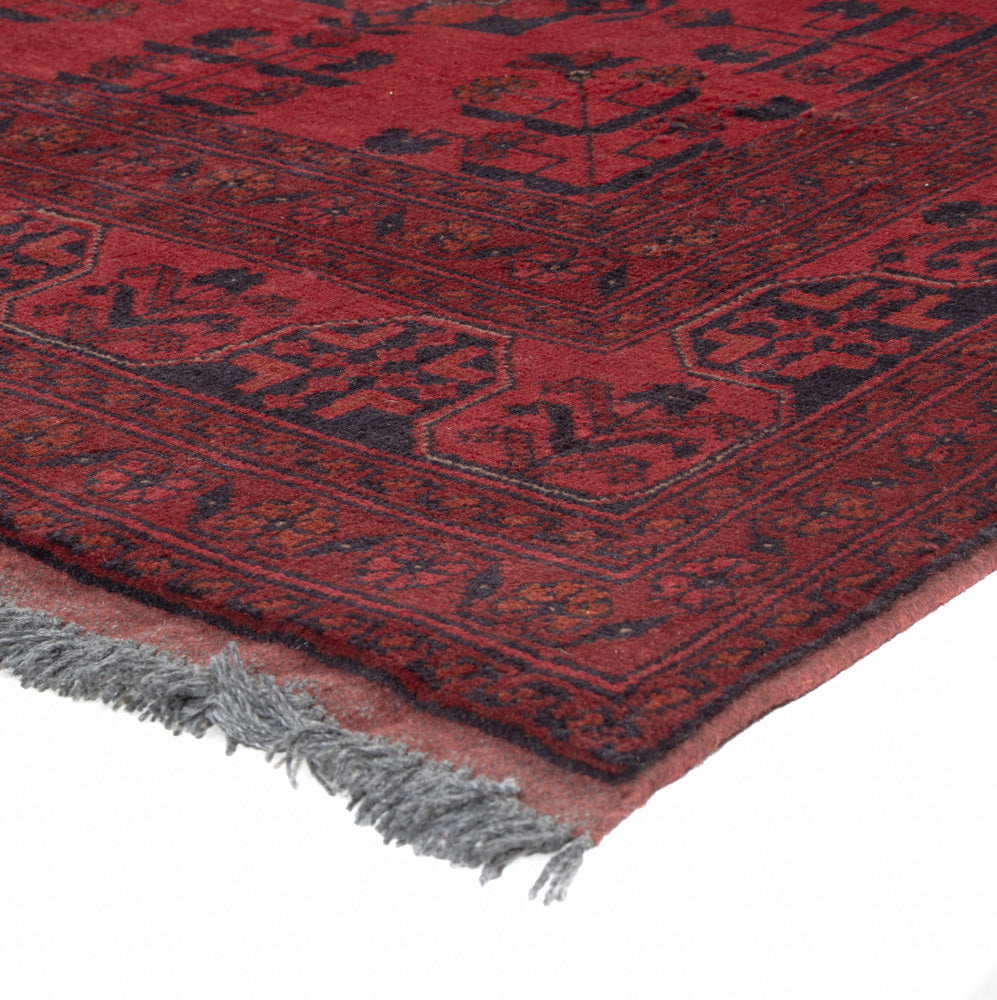 Afghaans tapijt - Kunduz - 200 x 150 cm - rood