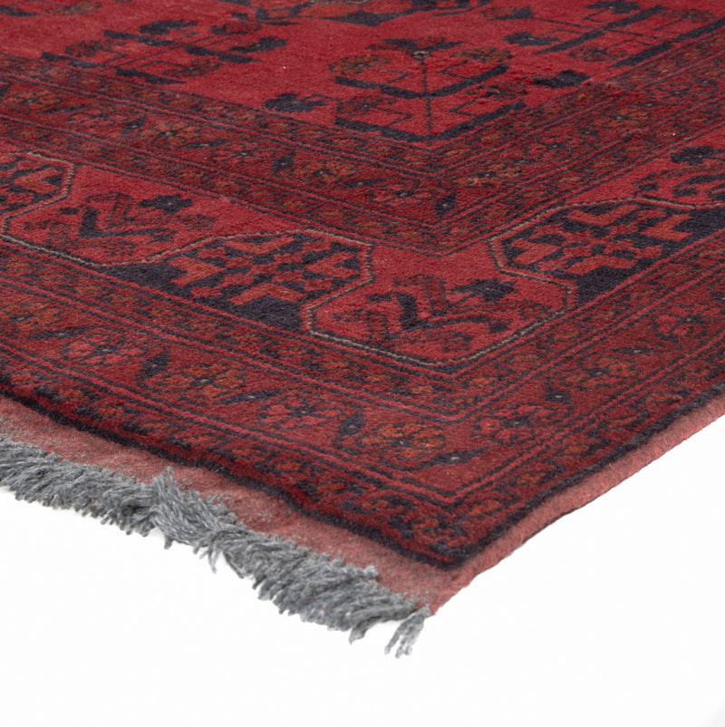 Afghaans tapijt - Kunduz - 200 x 150 cm - rood