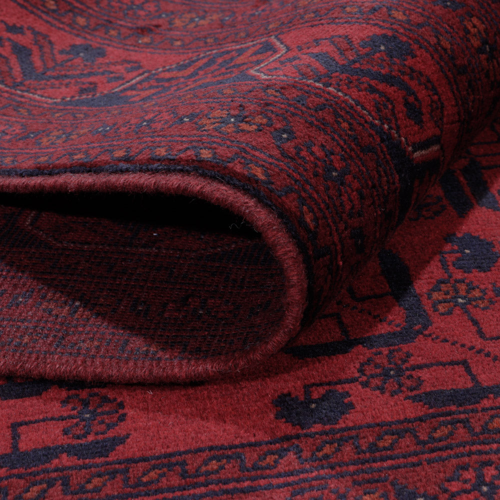 Afghaans tapijt - Kunduz - 200 x 150 cm - rood