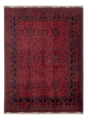 Afghaans tapijt - Kunduz - 196 x 148 cm - rood