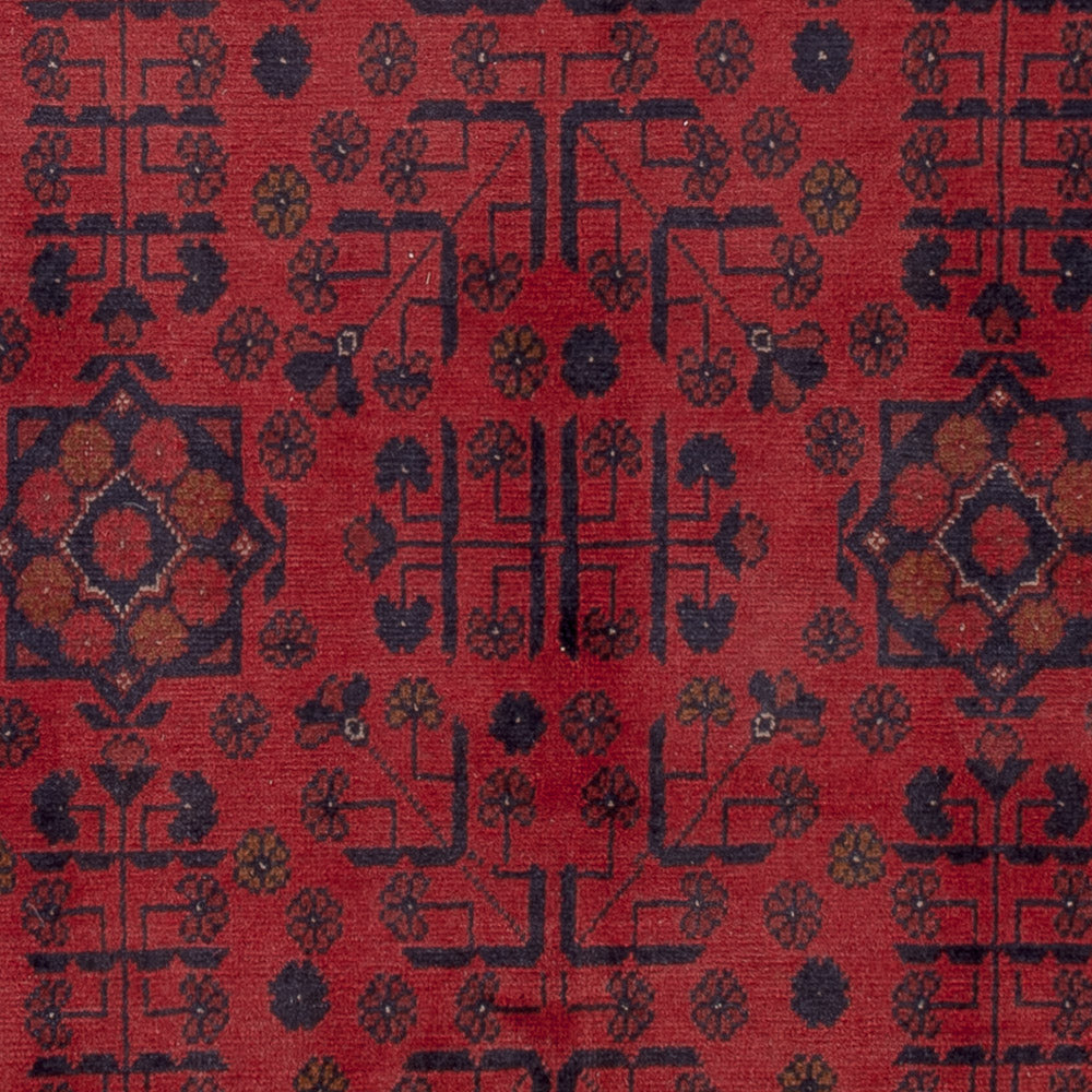 Afghaans tapijt - Kunduz - 196 x 148 cm - rood
