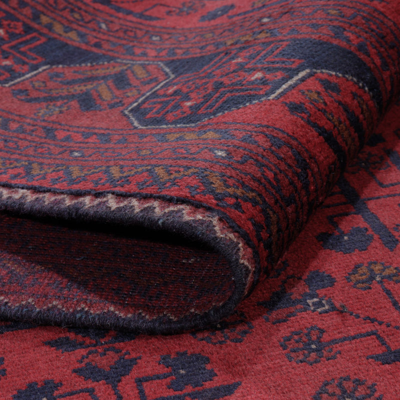 Afghaans tapijt - Kunduz - 196 x 148 cm - rood