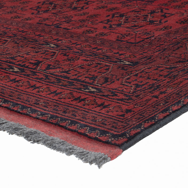 Afghaans tapijt - Kunduz - 198 x 148 cm - rood