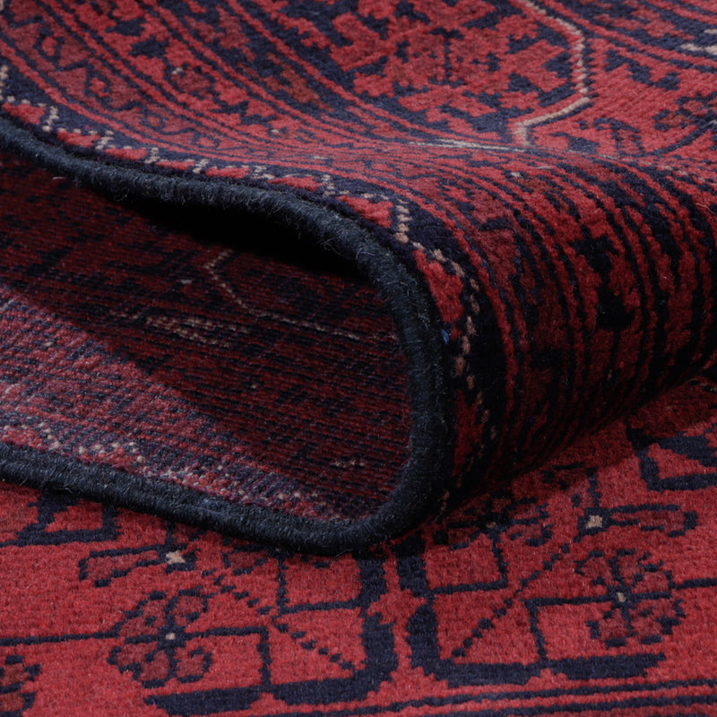 Afghaans tapijt - Kunduz - 198 x 148 cm - rood