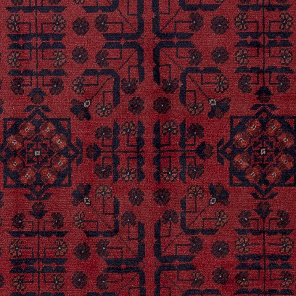 Afghaans tapijt - Kunduz - 201 x 148 cm - rood