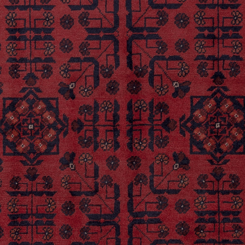 Afghaans tapijt - Kunduz - 201 x 148 cm - rood