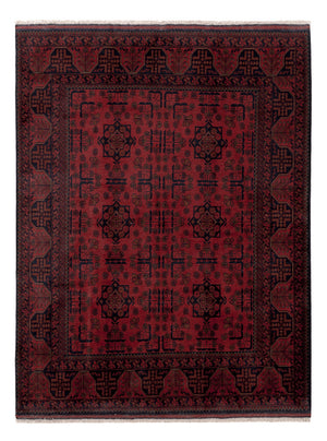 Afghaans tapijt - Kunduz - 195 x 150 cm - rood