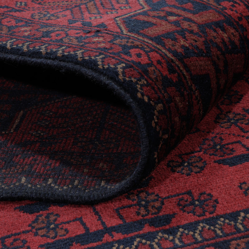 Afghaans tapijt - Kunduz - 195 x 150 cm - rood