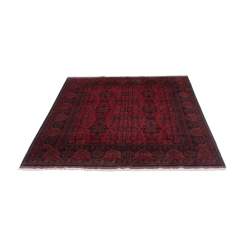 Afghaans tapijt - Kunduz - 195 x 150 cm - rood